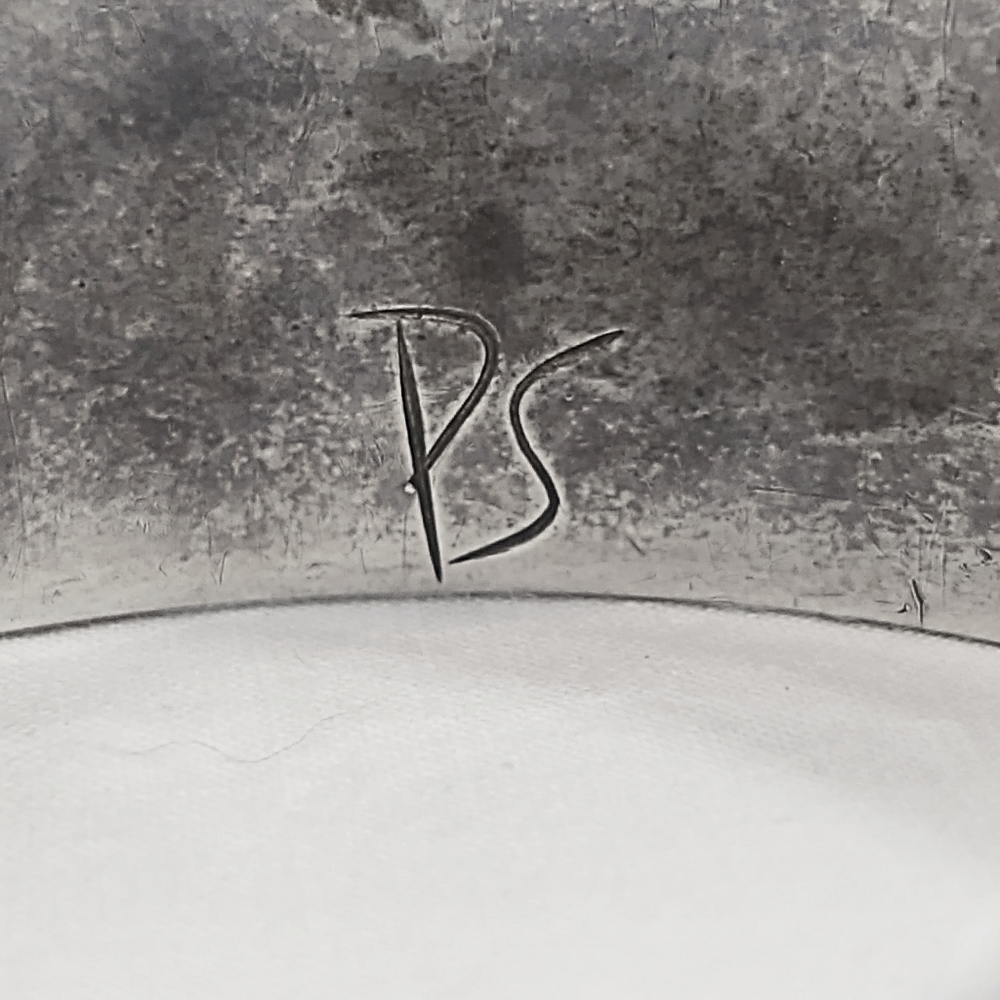 First Nation Paddy Seaweed Signed Sterling Silver Raven Cuff Bracelet - Picture 10 of 11